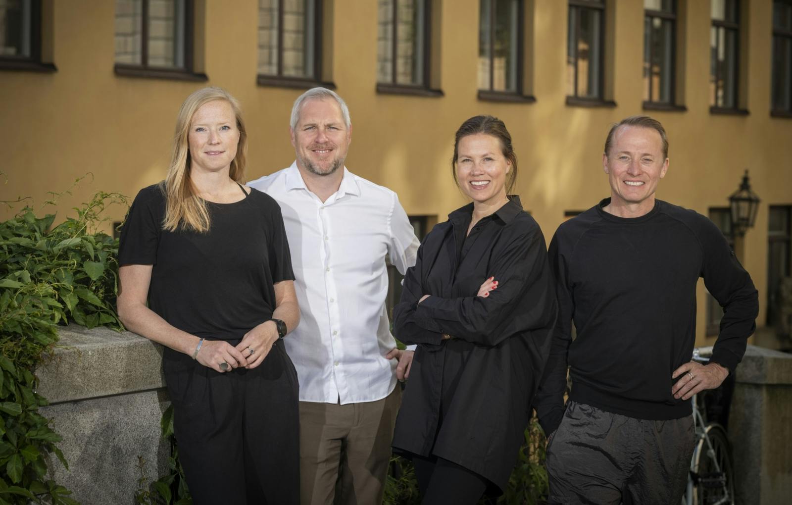 Lotta Hård, Partner ARC; Mattias Olofsson, CEO ARC, Cecilia Falk, Managing Director BLCK; Claes Carnefeldt, Client Director BLCK