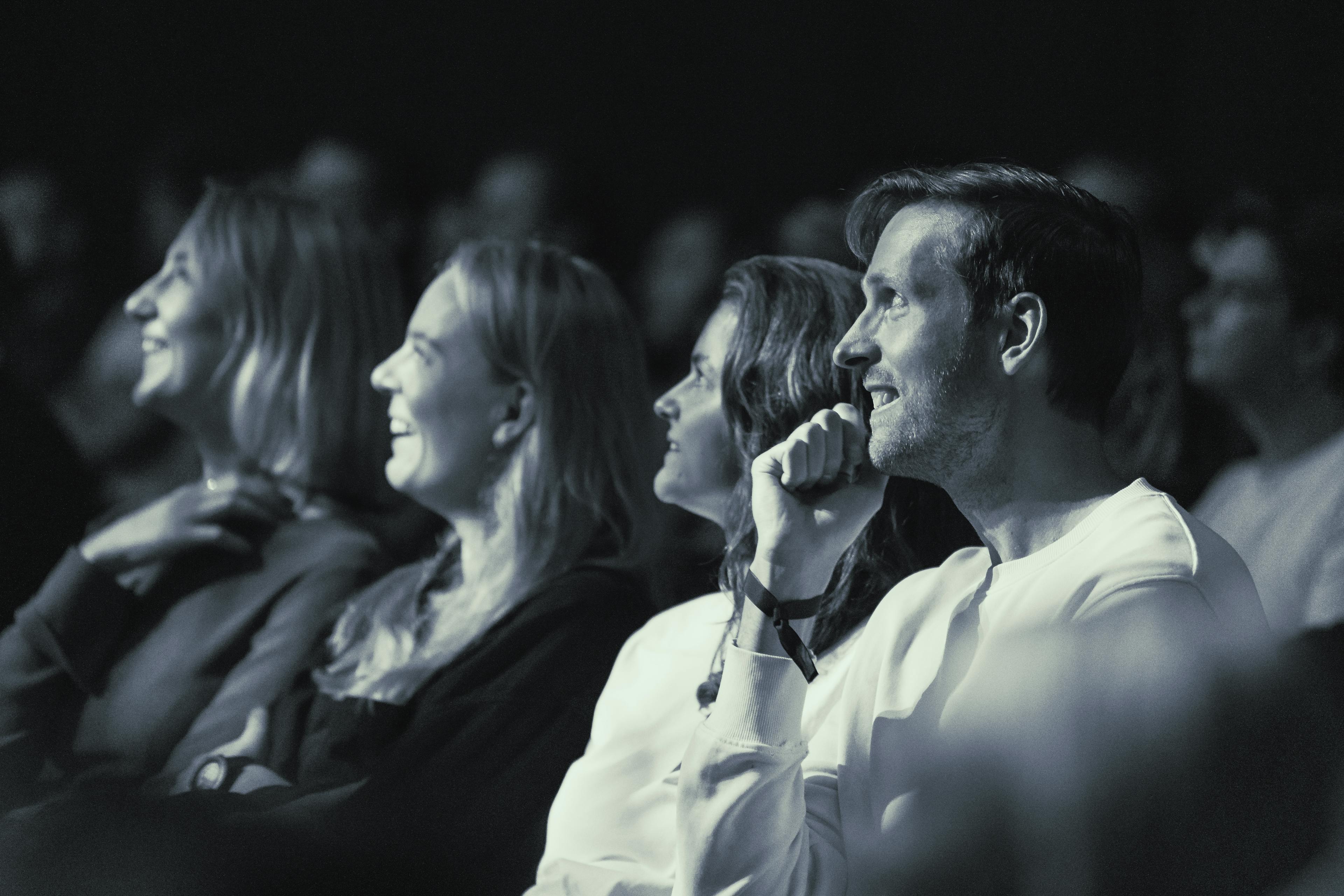 People in an audience